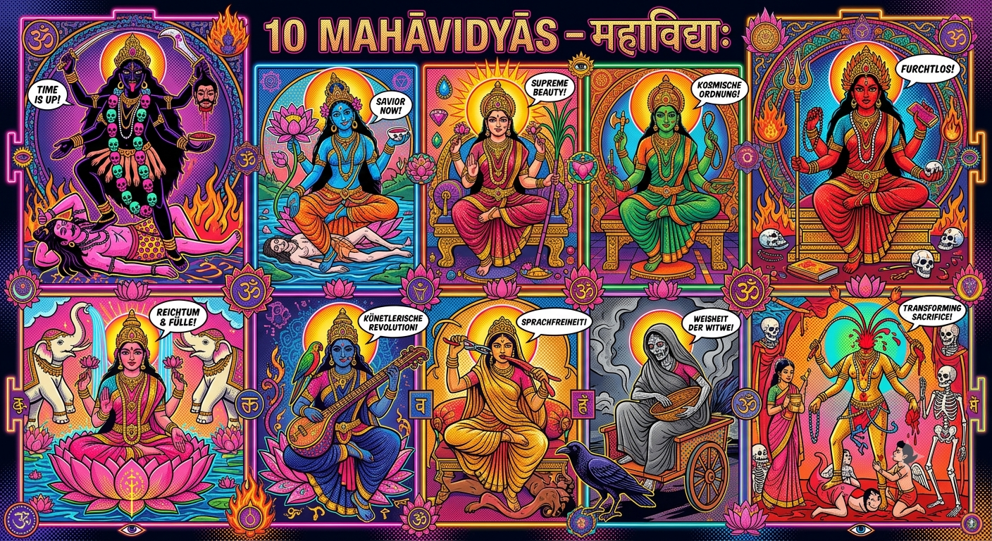 Die 10 Mahāvidyās – महाविद्याः