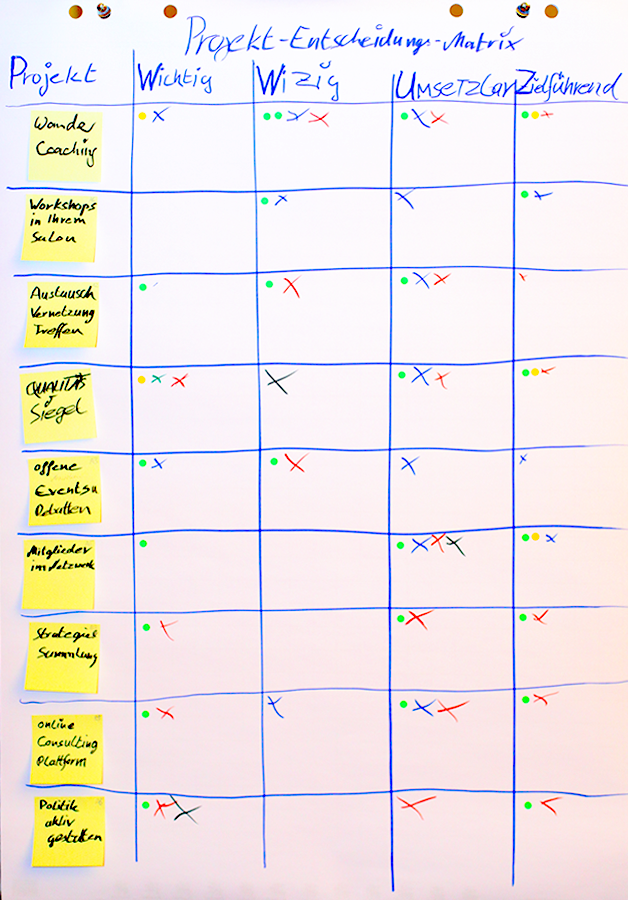 Projekt-Entscheidungs-Matrix