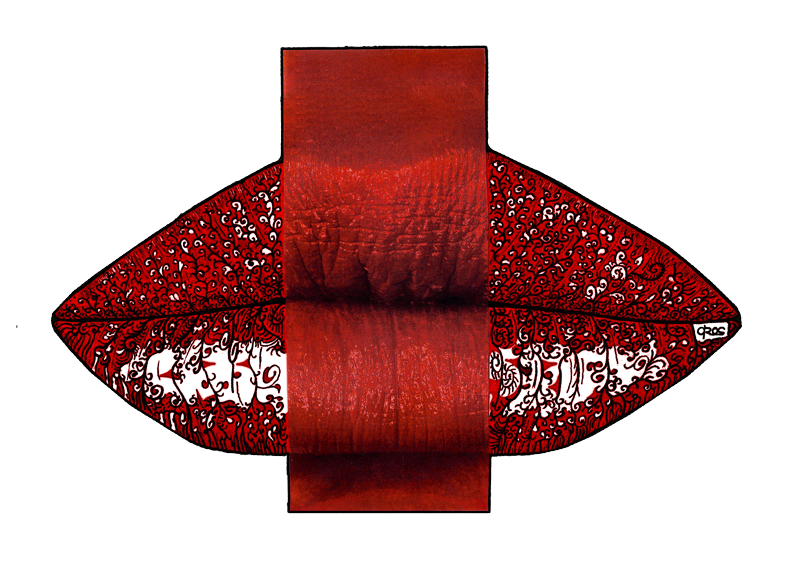 Rote Lippen by haarflüsterer