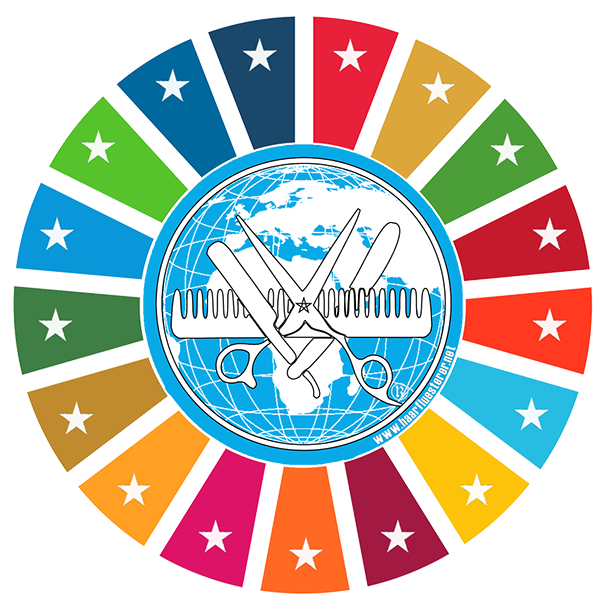Das Haarfluesterer-Friseur-SDG-Logo
