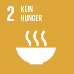 SDG 2: Den Hunger beenden, Ernährungssicherheit und eine bessere Ernährung erreichen und eine nachhaltige Landwirtschaft fördern