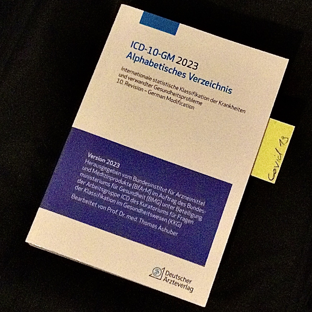 Buch ICD–10–GM 2023 Alphabetisches Verzeichnis von Deutscher Ärztetag.