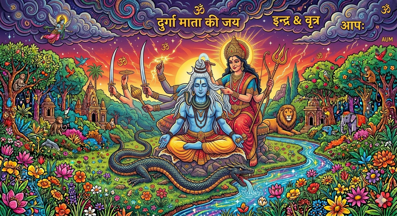 Indra und seine Jata