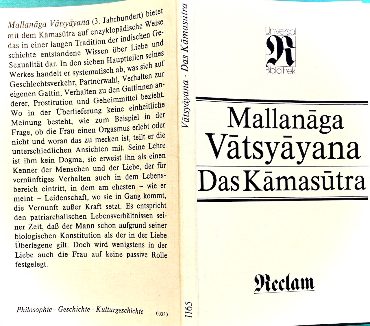 Das echte, alte Kāmasūtra – von Mallanāga Vātsyāyana