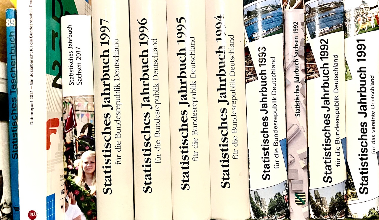 Statistische Jahrbücher der Bundesrepublik Deutschland oder der einzelnen Bundesländer