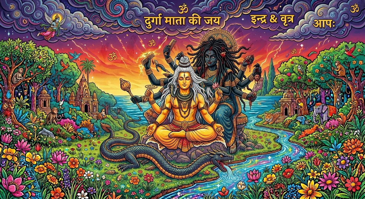 Indra und seine Jata